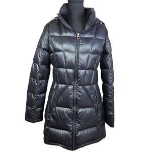 Andrew Marc Women's Black Packable Down Puffer Coat Size Small